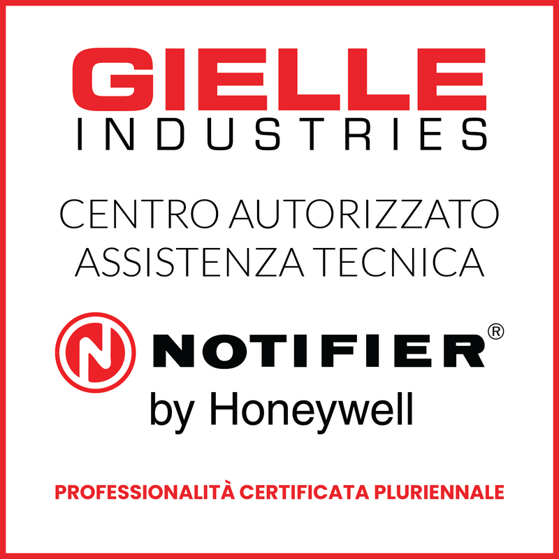 Gielle è Centro Autorizzato Assistenza Tecnica Notifier by Honeywell